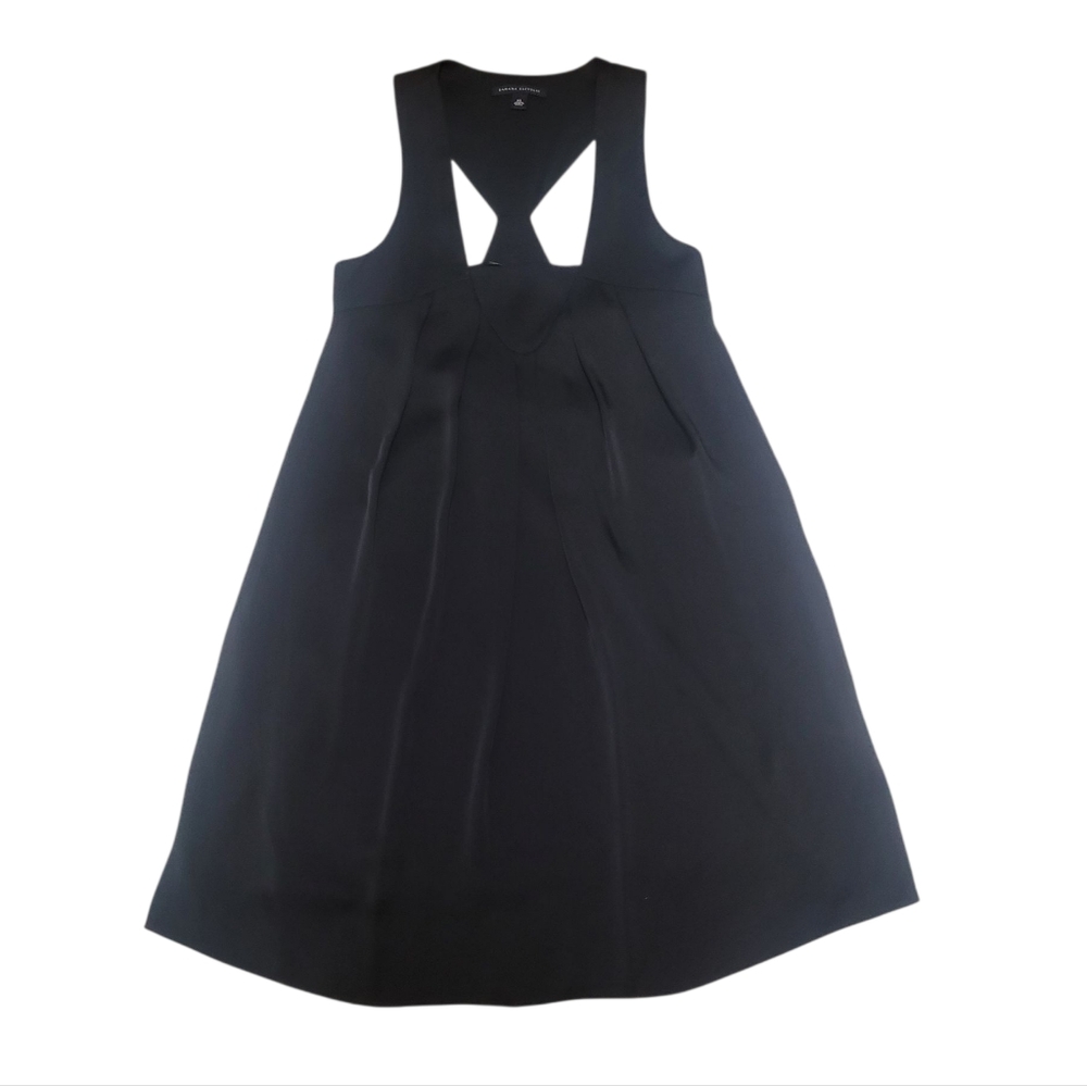 Banana Republic Black Sleeveless Halter A-Line Dress